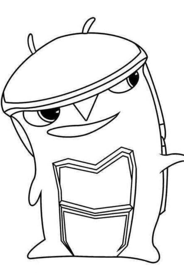 Kids-n-fun | Kleurplaat Slugterra crystalyd 2